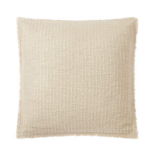 Better Homes & Gardens Sunny Decorative Throw Pillow, Papyrus Beige, 22 in x 22 in