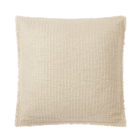Better Homes & Gardens Sunny Decorative Throw Pillow, Papyrus Beige, 22 in x 22 in